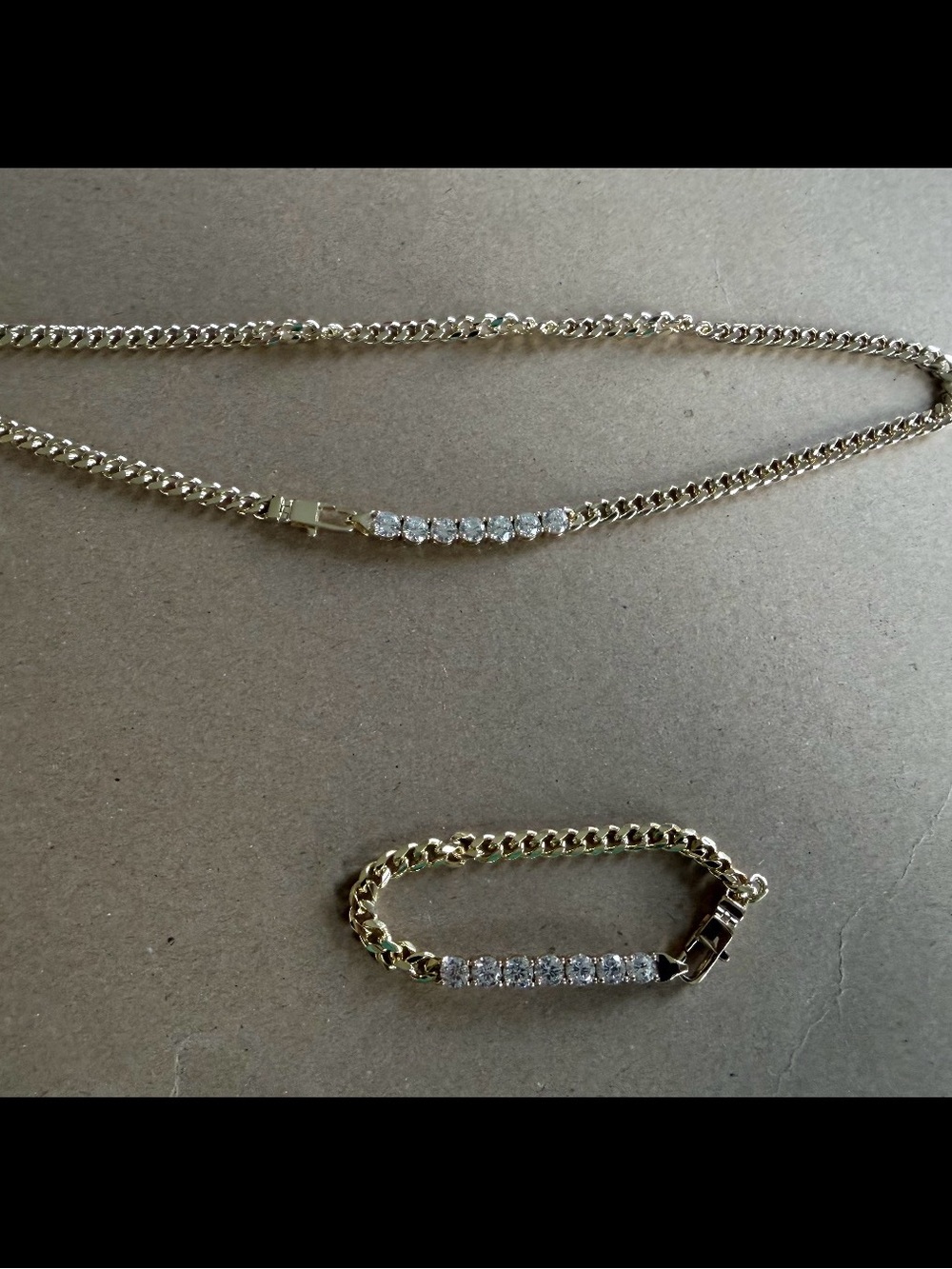 melinda maria necklace and bracelet set never worn - Picture 4 of 4